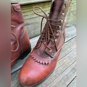 Ariat lace up ankle boot